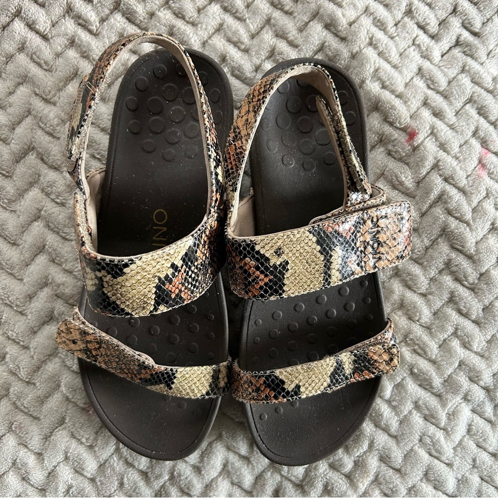 Vionic Snake Print Sandals